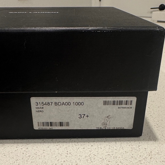 Saint Laurent Black Tribute heels- Size 37 - Picture 7 of 7